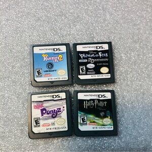 Nintendo DS (Lot of 4) Games Bratz Ponys Harry Potter Phineas Petz & More tested